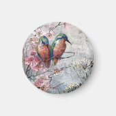 Wachten op Supper Kingfisher Bird Magneet (Voorkant)