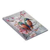 Wachten op Supper Kingfisher Bird Notitieboek (Rechterzijde)