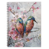 Wachten op Supper Kingfisher Bird Notitieboek (Voorkant)