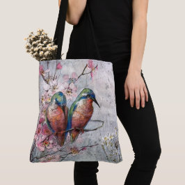 Wachten op Supper Kingfisher Bird Tote Bag
