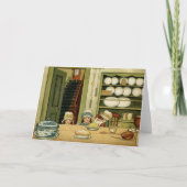 Wachten op taart kaart (Voorkant)