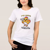 Wachten op Thanksgiving Tri-Blend Shirt (Voorkant)