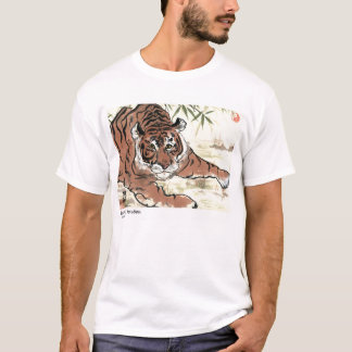 Wachten op tijger t-shirt