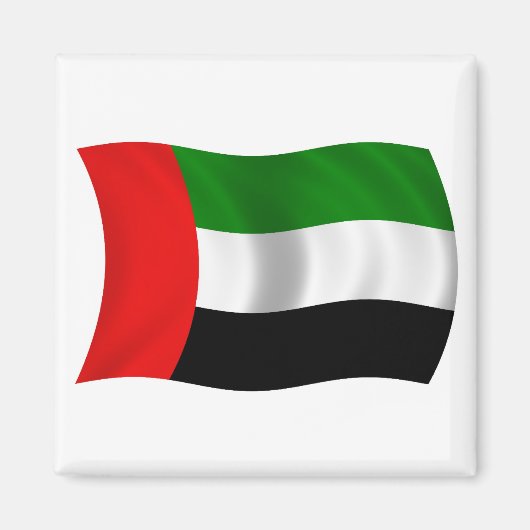 Wachten op UAE-vlag Magneet (Voorkant)