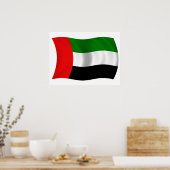 Wachten op UAE-vlag Poster (Keuken)