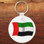 Wachten op UAE-vlag Sleutelhanger (Voorkant)