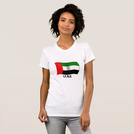 Wachten op UAE-vlag T-shirt (Voorkant volledig)