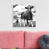 Wachten op uiteinde uiteinde canvas afdruk (Insitu (Woonkamer))