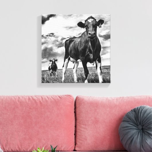 Wachten op uiteinde uiteinde canvas afdruk (Insitu (Woonkamer))