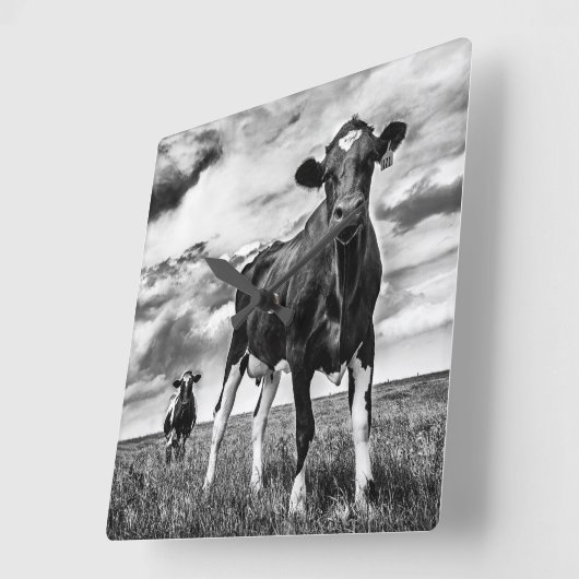 Wachten op uiteinde uiteinde vierkante klok (Hoek)