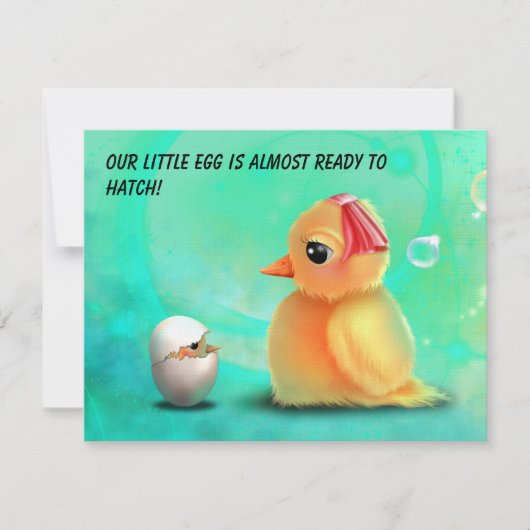 Wachten op uitnodiging van Baby shower (Voorkant)