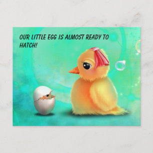 Wachten op uitnodiging van Baby shower