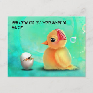 Wachten op uitnodiging van Baby shower