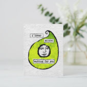 Wachten op uw Briefkaart - Modern Abstract (Staand voorkant)