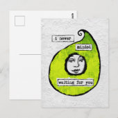 Wachten op uw Briefkaart - Modern Abstract (Voorkant / Achterkant)