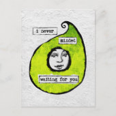 Wachten op uw Briefkaart - Modern Abstract (Voorkant)