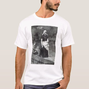 Wachten op vader uit 'vrijetijdsuur', 1888 t-shirt