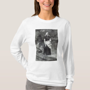 Wachten op vader uit 'vrijetijdsuur', 1888 t-shirt