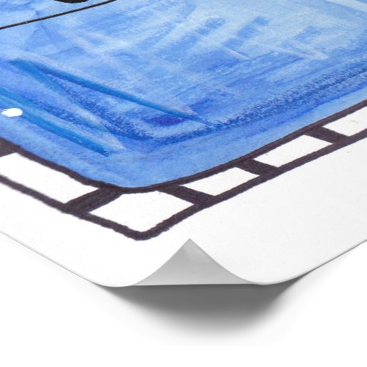 Wachten op vogels poster