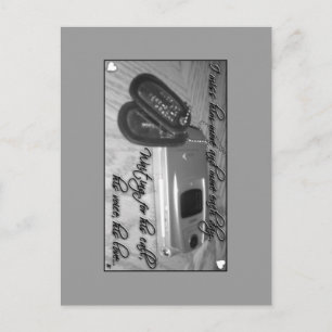 Wachten op zijn telefoontje... briefkaart