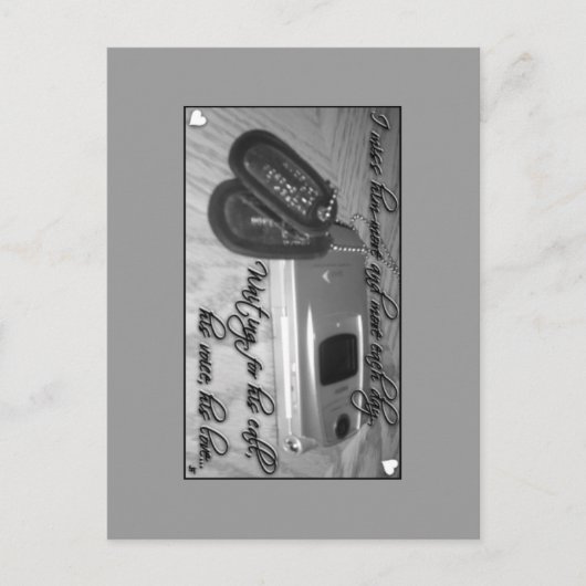 Wachten op zijn telefoontje... briefkaart (Voorkant)