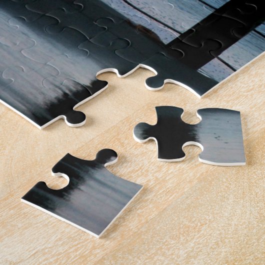 Wachten op zonsondergang legpuzzel (Zijkant)