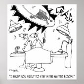 Wachten Room Cartoon 9481 Poster (Voorkant)