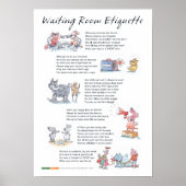 Wachten Room Etiquette Poster (Voorkant)