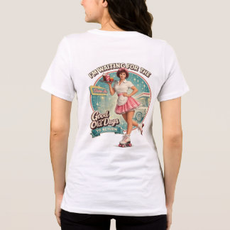 Wachten tot de goede oude tijd terugkomt Tri-Blend shirt