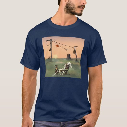 Wachten tot het leven gebeurt  t-shirt (Voorkant)