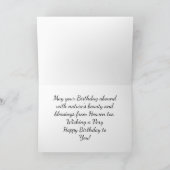 Wachten Wolf Verjaardag Wenskaart Kaart (Binnen)