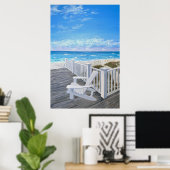 Wachtend 24" x 36" Posterprint Poster (Thuiskantoor)
