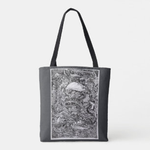 Wachtend op het einde Tote Bag