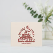 Wachtend op mijn brief naar HOGWARTS™ Briefkaart (Staand voorkant)