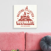 Wachtend op mijn brief naar HOGWARTS™ Canvas Afdruk (Insitu (Woonkamer))