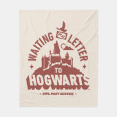 Wachtend op mijn brief naar HOGWARTS™ Fleece Deken (Voorkant)