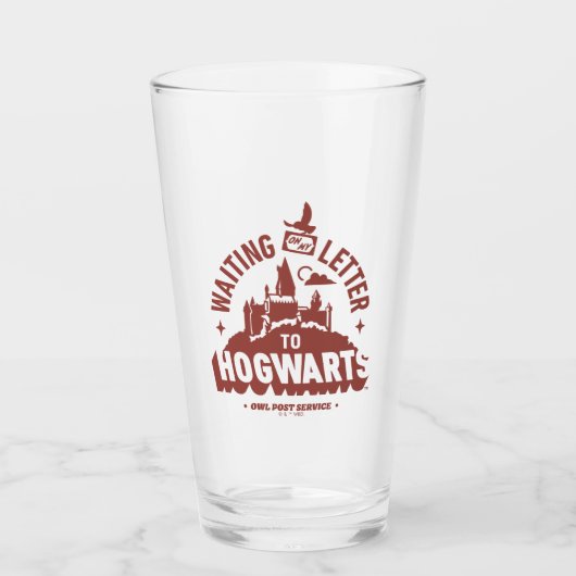 Wachtend op mijn brief naar HOGWARTS™ Glas (Voorkant)