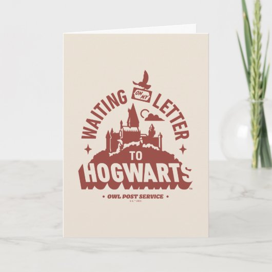 Wachtend op mijn brief naar HOGWARTS™ Kaart (Voorkant)