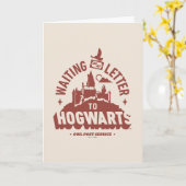 Wachtend op mijn brief naar HOGWARTS™ Kaart (Gele Bloem)