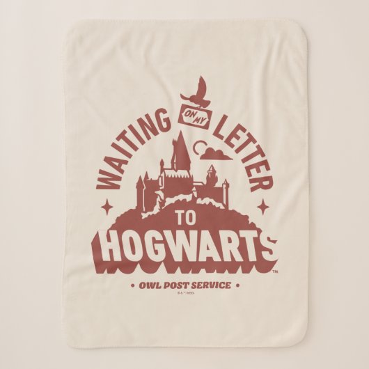 Wachtend op mijn brief van HOGWARTS™ Sherpa Deken (Voorkant)