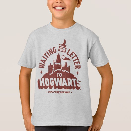 Wachtend op mijn brief van HOGWARTS™ T-shirt (Voorkant)