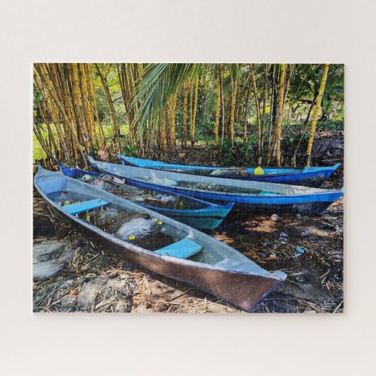 Wachtende boten, Amatique-baai puzzel (Horizontaal)
