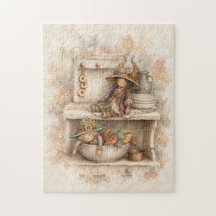 Wachtende Heksen Legpuzzel