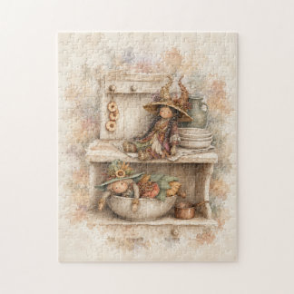 Wachtende Heksen Legpuzzel
