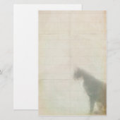 Wachtende kat briefpapier (Voorkant / Achterkant)