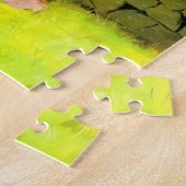 Wachtende vrouw (John Everett Millais) Legpuzzel (Zijkant)