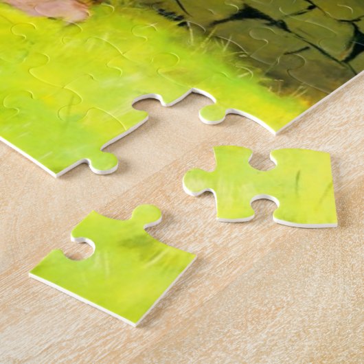 Wachtende vrouw (John Everett Millais) Legpuzzel (Zijkant)