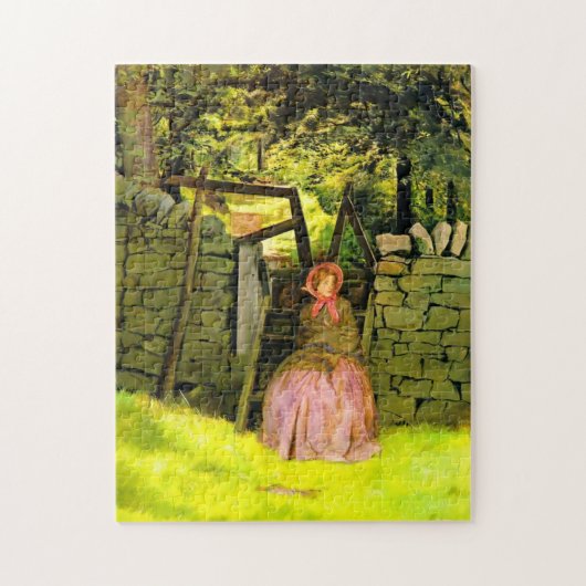 Wachtende vrouw (John Everett Millais) Legpuzzel (Verticaal)