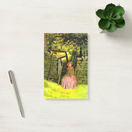 Wachtende vrouw (John Everett Millais) Post-it® Notes (Kantoor)