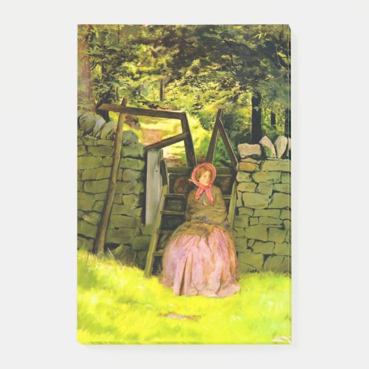 Wachtende vrouw (John Everett Millais) Post-it® Notes (Voorkant)